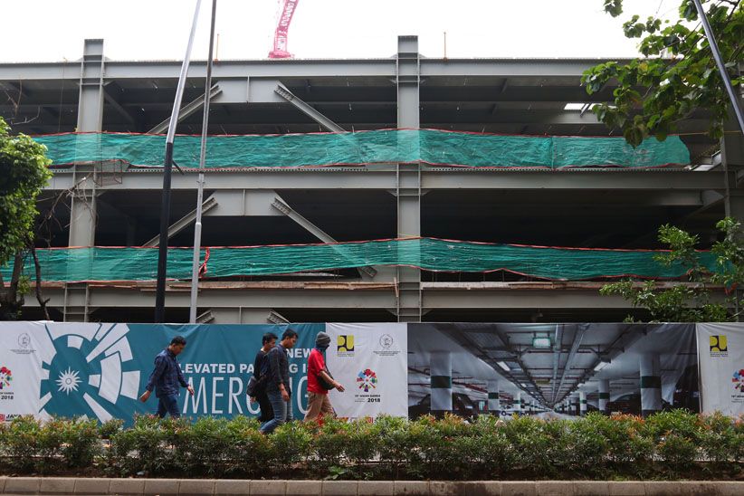 Elevated Parking Senayan Rampung Sebelum Asian Games 2018 - Bagian 2