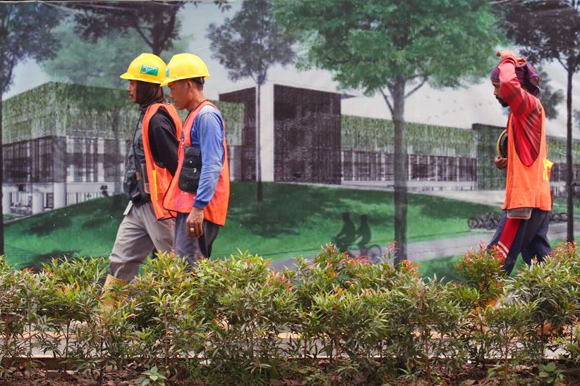 Elevated Parking Senayan Rampung Sebelum Asian Games 2018 - Bagian 5