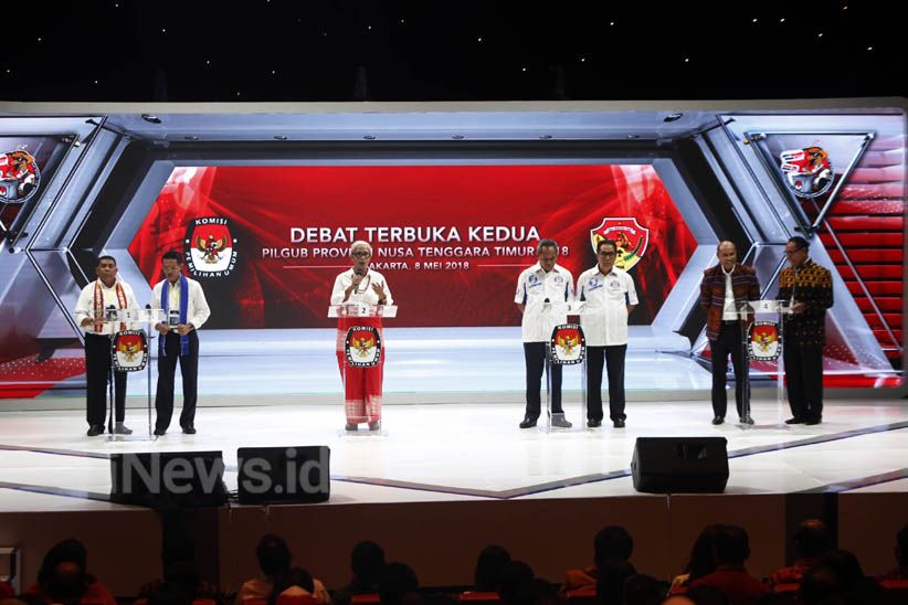 Debat Pilkada, 4 Cagub-Cawagub NTT Adu Visi Misi Pemberantasan Korupsi - Bagian 1