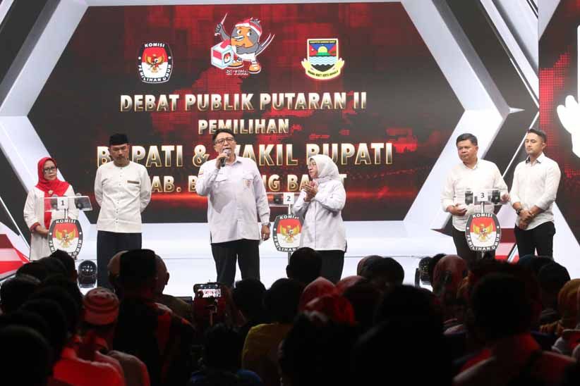 3 Paslon Ikut Debat Publik Putaran II Pilkada Kabupaten Bandung Barat - Bagian 1