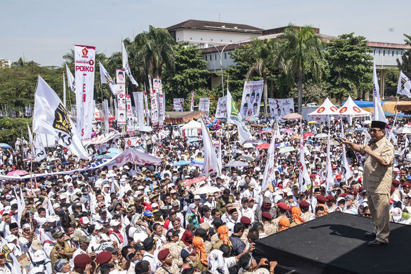 Prabowo Hadiri Kampaye Asyik, Monumen Perjuangan Rakyat Memutih - Bagian 1