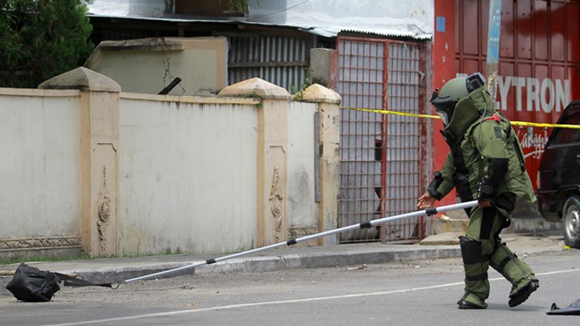 Polisi Amankan Tas Mencurigakan di Dekat Pospol Kota Gorontalo - Bagian 2