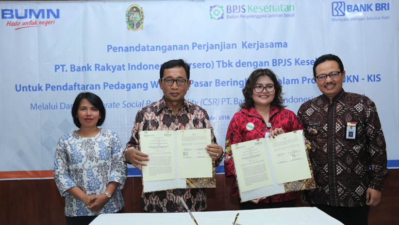 BRI Gandeng BPJS Kesehatan Salurkan Bantuan CSR ke 1.000 Pedagang Pasar Beringharjo - Bagian 5
