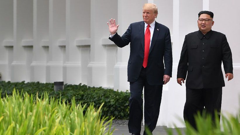 Usai Tandatangani Dokumen, Trump Janji Undang Kim Jong Un ke Gedung Putih - Bagian 5