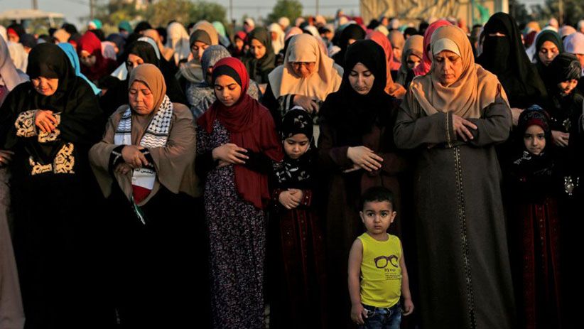 Ribuan Warga Palestina Rayakan Idul Fitri di Masjid Al-Aqsa - Bagian 5