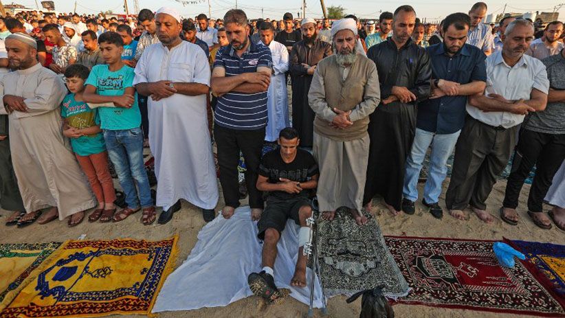 Ribuan Warga Palestina Rayakan Idul Fitri di Masjid Al-Aqsa - Bagian 4