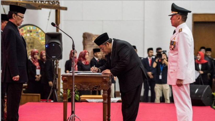 Ini Foto-Foto Pelantikan Komjen Pol M Iriawan Jadi Pj Gubernur Jabar - Bagian 1