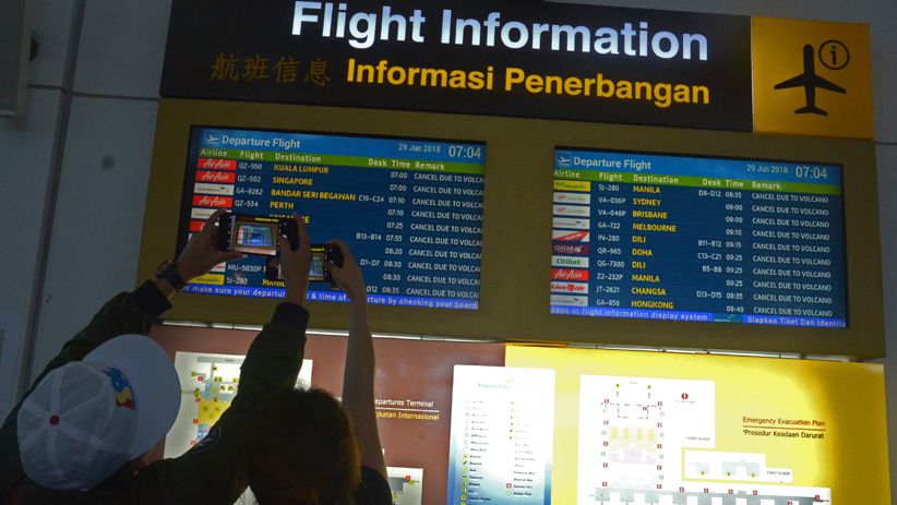 Gunung Agung Erupsi, Bandara Ngurah Rai Ditutup 16 Jam - Bagian 2