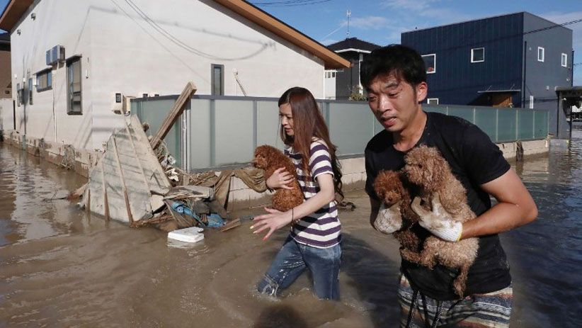 Foto Kerusakan akibat Banjir Bandang di Jepang yang Tewaskan 100 Orang - Bagian 4