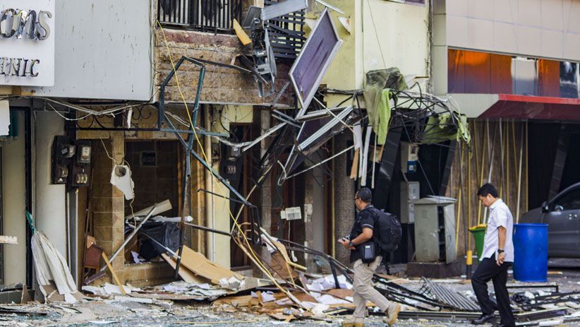 Foto-Foto Ruko Hancur akibat Ledakan Gas di Kebayoran Baru - Bagian 1