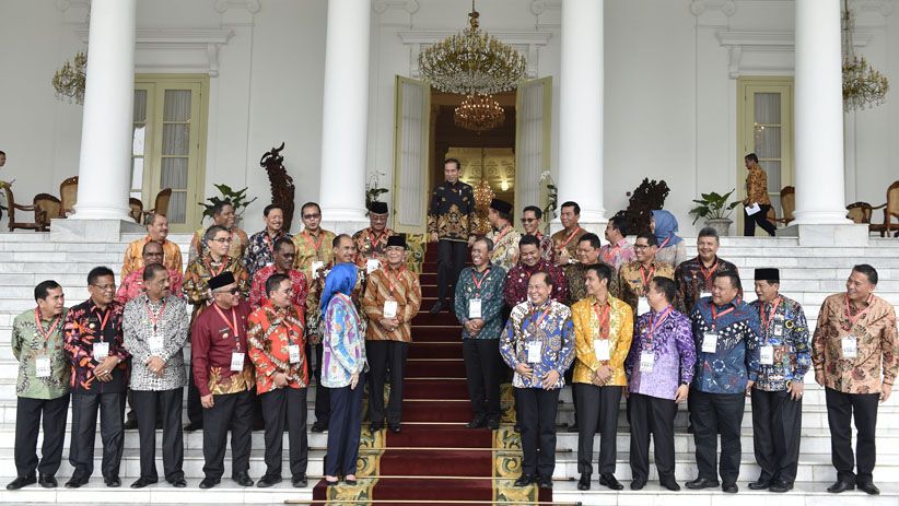 Tampung Aspirasi, Presiden Jokowi Silaturahmi dengan Wali Kota se-Indonesia - Bagian 1
