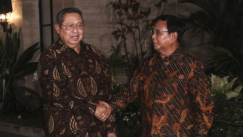 Foto-Foto Pertemuan 6 Mata SBY, Prabowo dan AHY di Mega Kuningan - Bagian 4