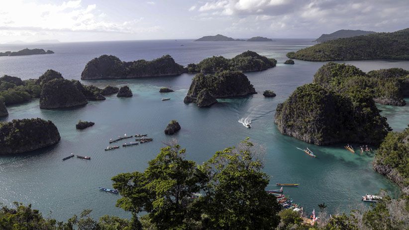 Menikmati Keindahan Kawasan Wisata Piaynemo Raja Ampat - Bagian 1