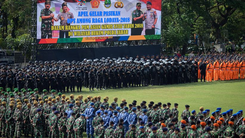 10.200 Personel Gabungan se-Jawa Barat Amankan Asian Games 2018 - Bagian 1