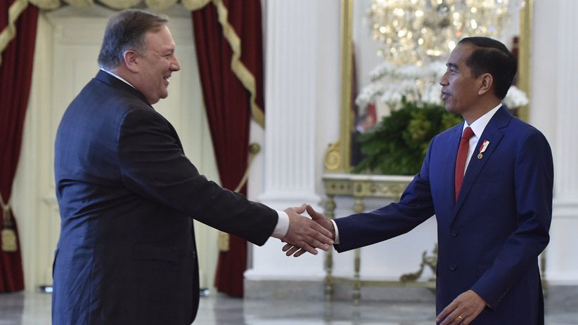  Presiden Jokowi Terima Kunjungan Menlu AS Mike Pompeo - Bagian 1