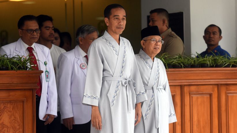 Jokowi dan Ma'ruf Amin Tes Kesehatan di RSPAD - Bagian 4