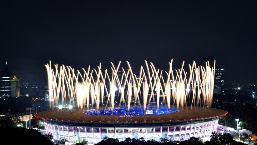 Pesta Kembang Api Meriahkan Pembukaan Asian Games 2018 - Bagian 1