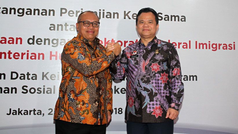 BPJS Ketenagakerjaan Jalin Kerja Sama dengan Ditjen Imigrasi - Bagian 1