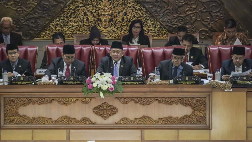 Sidang Paripurna HUT ke-73 DPR, Bamsoet Klaim Kinerja Anggota Membaik - Bagian 3