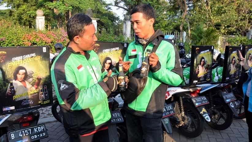 Panther Energy bersama Driver Ojek Online Promosi Film Wiro Sableng - Bagian 3
