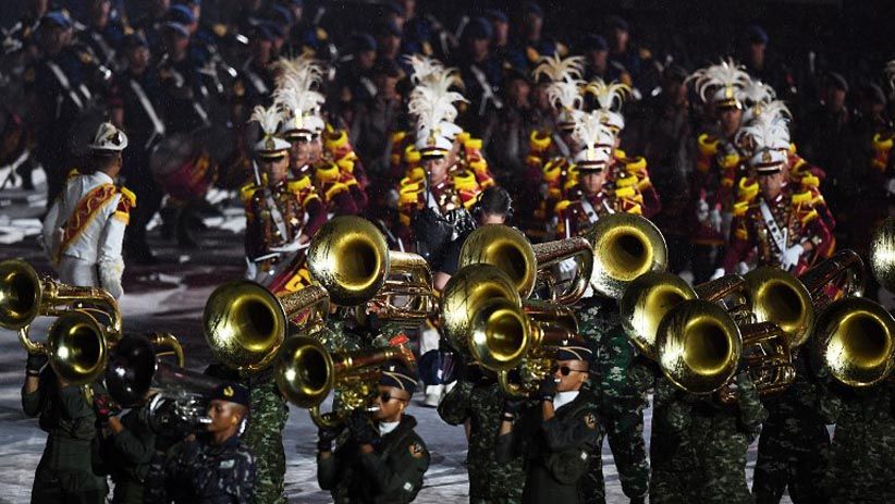 Marching Band Akmil dan Akpol Meriahkan Penutupan Asian Games 2018 - Bagian 1