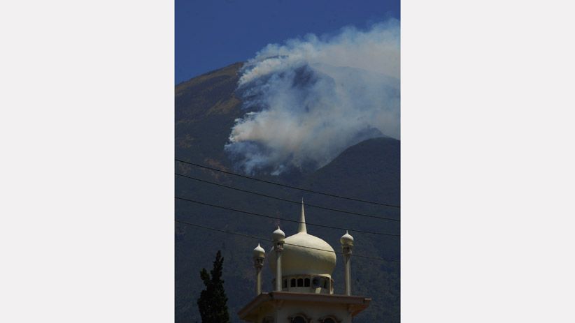Kebakaran Hutan Gunung Sindoro Semakin Meluas - Bagian 4