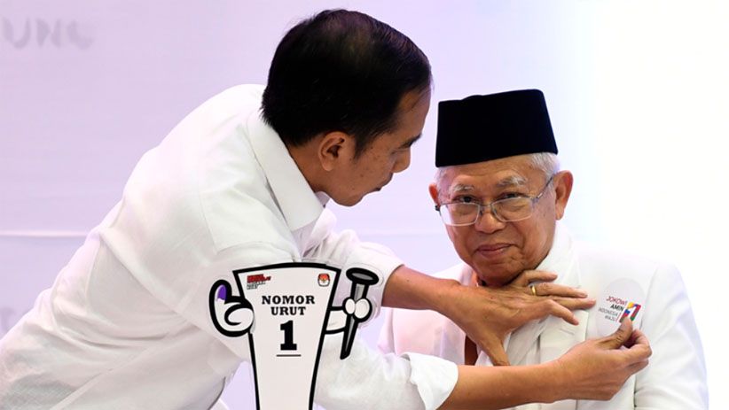 Momen Jokowi-Ma'ruf Amin dan Prabowo-Sandi Ambil Nomor Urut Capres - Bagian 7
