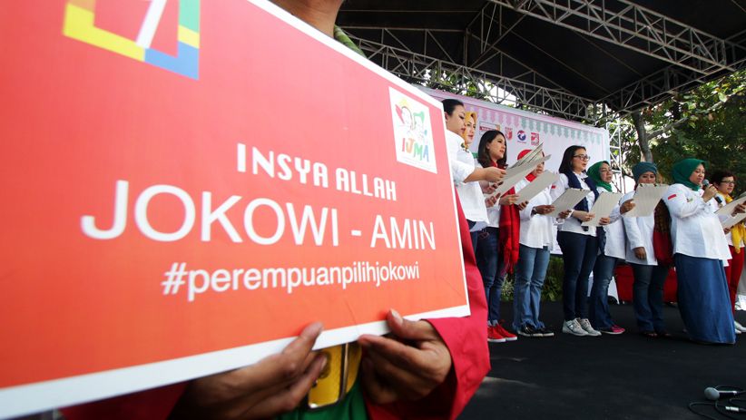 Cawapres Ma'ruf Amin Hadiri Deklarasi Relawan Perempuan IJMA - Bagian 3
