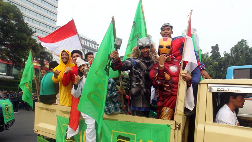 Superhero Ramaikan Karnaval Kampanye Damai Pemilu 2019 - Bagian 2