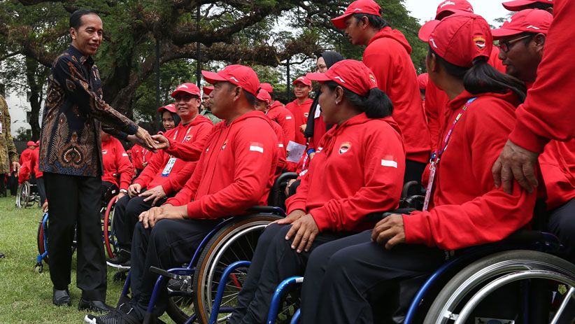 Presiden Jokowi Lepas Atlet Indonesia untuk Asian Para Games 2018 - Bagian 2