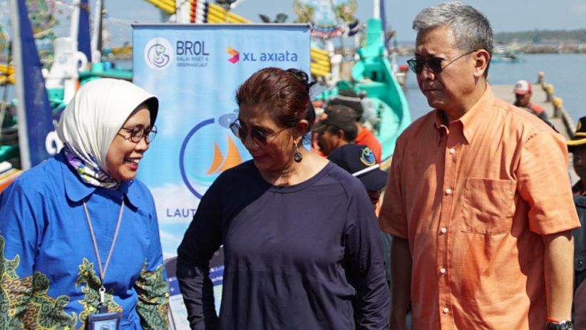 Menteri Susi Pudjiastuti Resmikan Aplikasi Laut Nusantara untuk Nelayan - Bagian 1