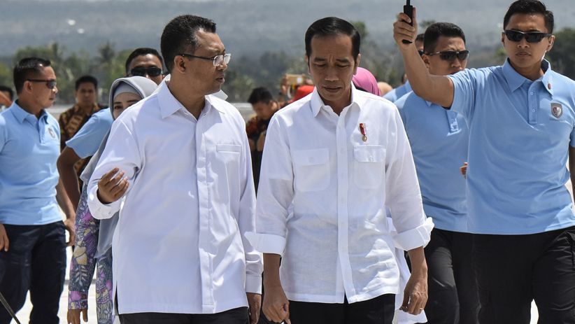 Presiden Jokowi Tiba di Lombok Tinjau Rehabilitasi Pascagempa NTB - Bagian 1
