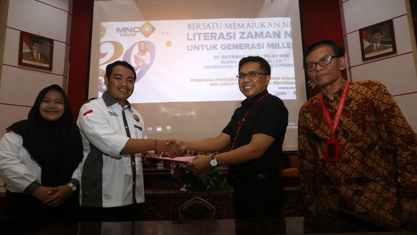MNC Group Gelar Literasi Zaman Now di Untag Surabaya - Bagian 4