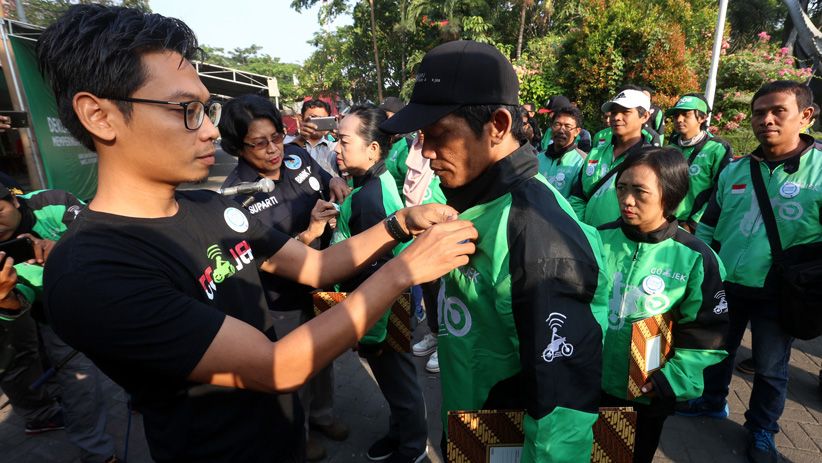 BNN dan Go-Jek Surabaya Deklarasi Gerakan Anti-Narkoba - Bagian 3