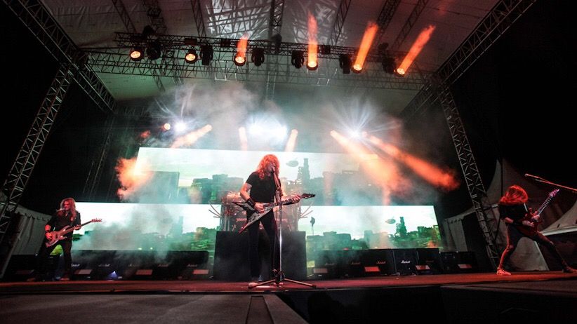 Penampilan Megadeth, Grup Rock Asal AS Guncang Kota Yogyakarta - Bagian 2