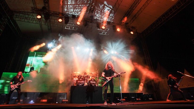 Penampilan Megadeth, Grup Rock Asal AS Guncang Kota Yogyakarta - Bagian 3