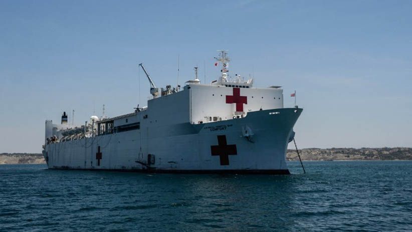 Kapal Rumah Sakit Angkatan Laut AS Rawat 5.000 Imigran Venezuela - Bagian 1