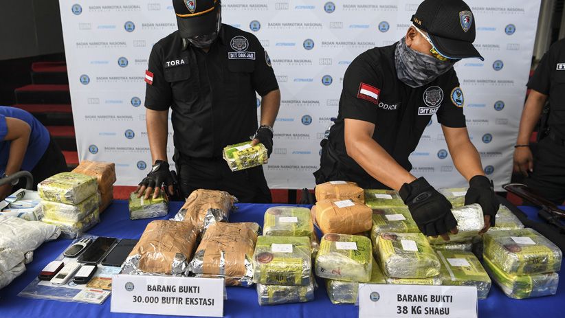 BNN Sita 38 Kg Sabu dan 30.000 Pil Ekstasi di Perairan Langsa Aceh