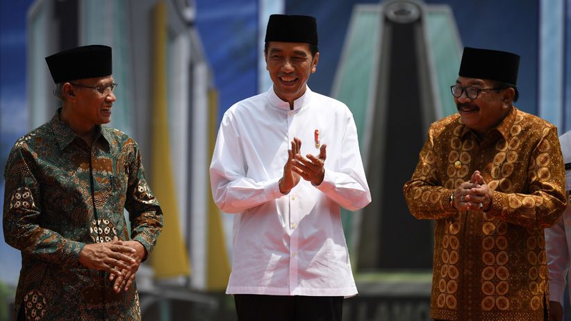 Jokowi Hadiri Peletakan Batu Pertama Universitas Muhammadiyah Lamongan - Bagian 1