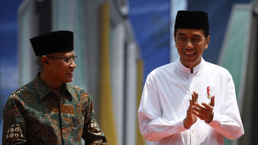 Jokowi Hadiri Peletakan Batu Pertama Universitas Muhammadiyah Lamongan - Bagian 2