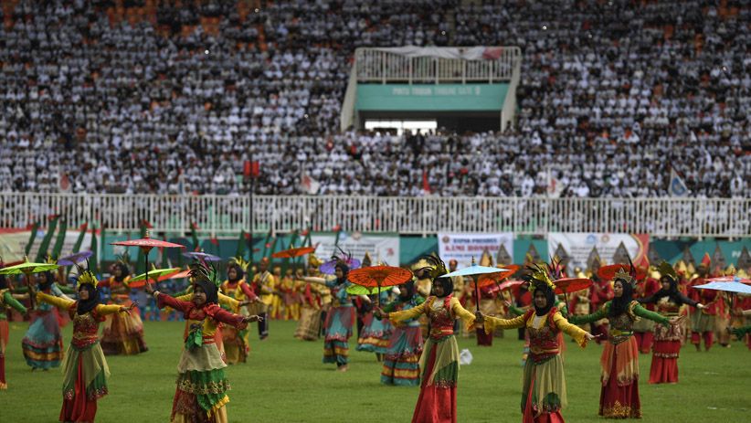 Presiden Jokowi Peringati HUT ke-73 PGRI bersama Ribuan Guru  - Bagian 4