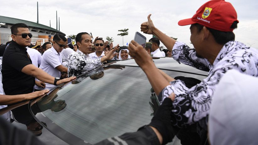 Presiden Jokowi Peringati HUT ke-73 PGRI bersama Ribuan Guru  - Bagian 3