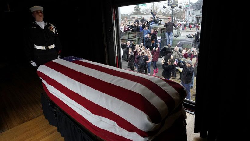 Hormati Jasad George HW Bush, Ribuan Warga AS Turun ke Jalan  - Bagian 1