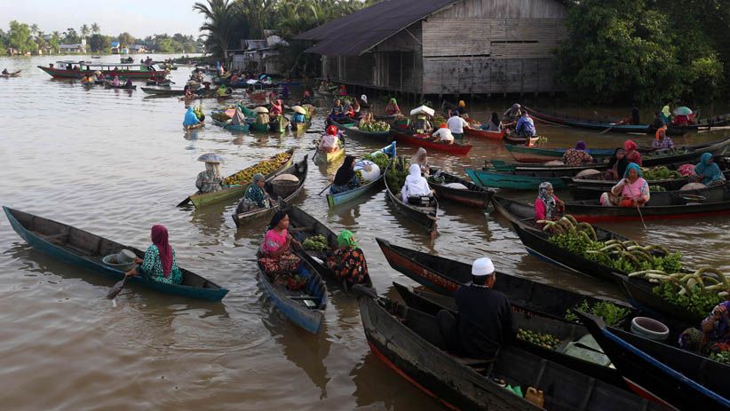 Asyiknya Berbelanja di Pasar Terapung Lok Baintan Kalimantan Selatan - Bagian 5