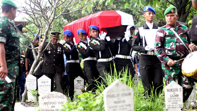 Letkol Dono Kuspriyanto Dikebumikan di Pemakaman Pahlawan Dreded