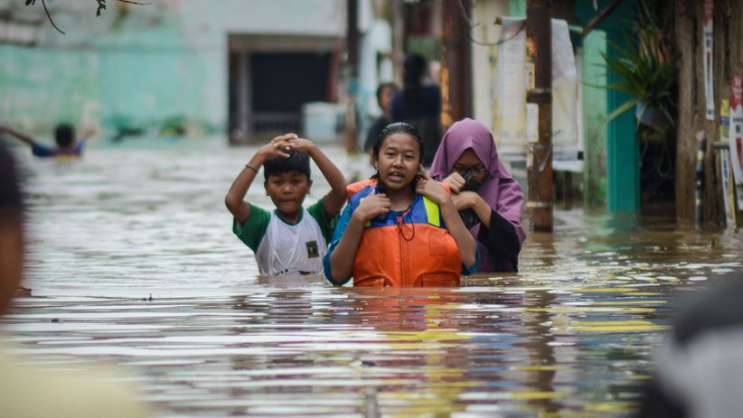 Penampakan dari Udara Banjir di Kabupaten Bandung - Bagian 2