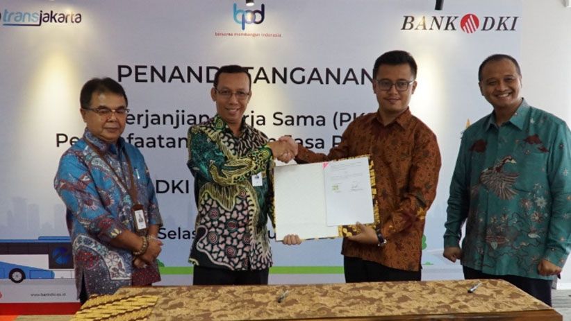 Bank DKI Kerja Sama Layanan Perbankan dengan PT Transportasi Jakarta - Bagian 1