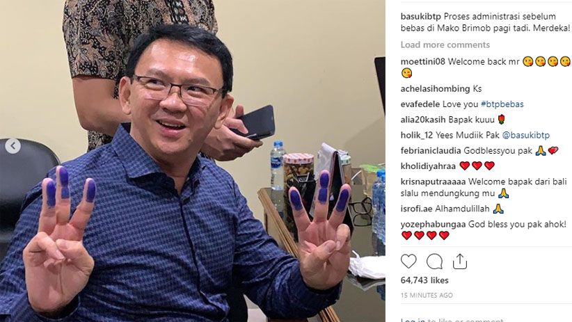 Bebas dari Penjara, Ahok: Merdeka! - Bagian 1