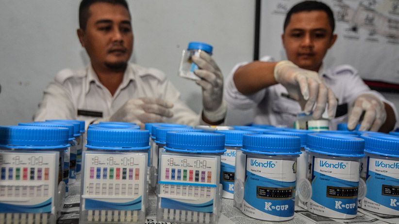 Berantas Narkoba, 102 Petugas Lapas Tasikmalaya Jalani Tes Urine - Bagian 2