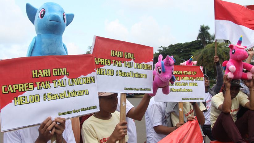 Puluhan Blogger Gelar Aksi Save Unicorn - Bagian 3